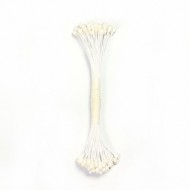 Λευκοί Περλέ  Στήμονες μεγάλο μέγεθος για βρώσιμα λουλούδια 50τεμ. - PME