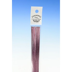 Νο.22 Ροζ Μεταλλικό Σύρματα Λουλουδιών 25 τεμ.