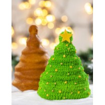 Τρισδιάστατο αντικολλητικό καλούπι χριστουγεννιάτικου δέντρου 15 x 10 x 20 εκ - Decora