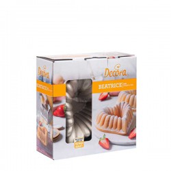 Αντικολλητικό Μίνι καλούπι αλουμινίου Beatrice 16 x 6 x 6cm  - Decora