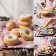 Αντικολλητικό ταψί Donut 6 θέσεων 7,5 x 2,3cm  - Decora