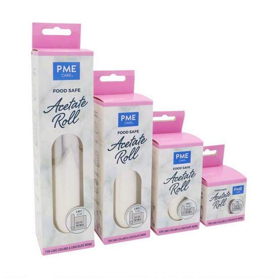 20 εκ. Ύψος Πλαστική Ταινία για τούρτες 5 Μέτρα
