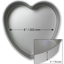 Καρδιά Ταψί της PME 20,3 x 7,6εκ.