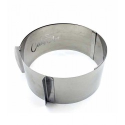 ΤΣΕΡΚΙ ΣΤΡΟΓΓΥΛΟ ΠΤΥΣΣΟΜΕΝΟ ΙΝΟΧ 16-30εκ. 8εκ. Ύψος 