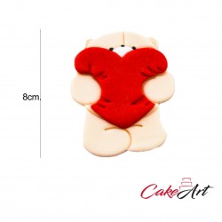 Αρκουδάκι με καρδούλα Βρώσιμο 8εκ 2 τεμ.