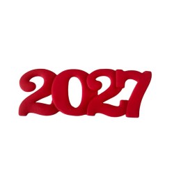 2027Διακοσμητικά Ζαχαρόπαστας 12x4εκ. - Κόκκινο 3Τεμ. & 100Τεμ.