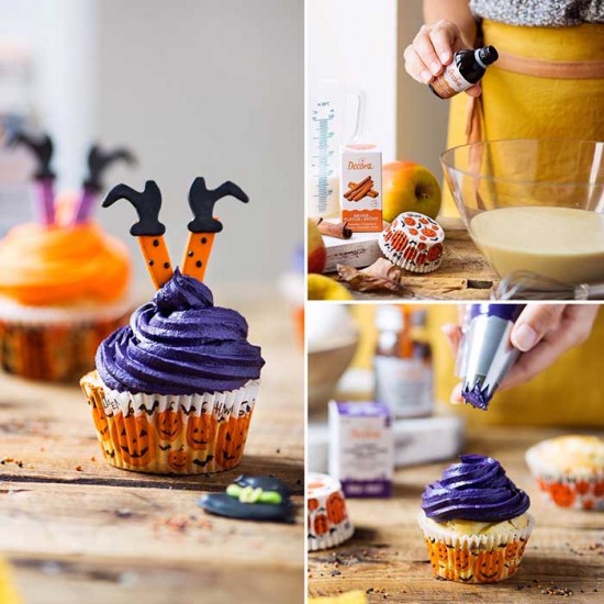 Μάγισσα - Διακοσμητικά Ζάχαρης-6Τεμ.