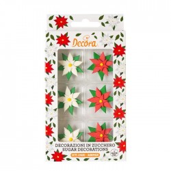 Αλεξανδρινό - Poinsettia - Διακοσμητικά Ζάχαρης-6Τεμ.
