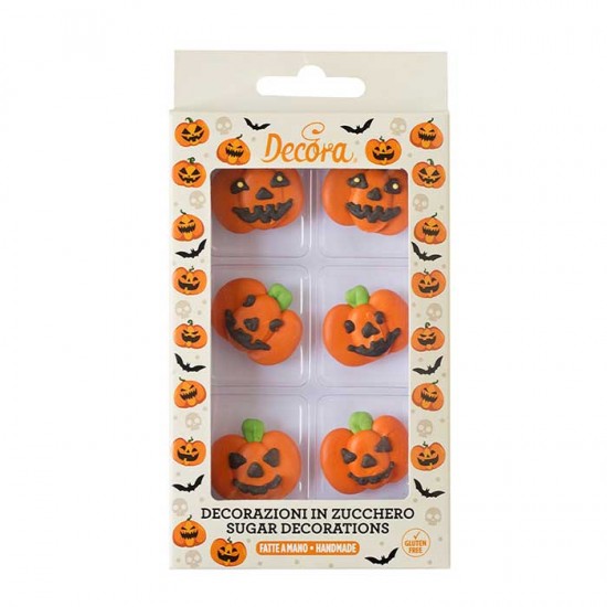 Κολοκύθες- Διακοσμητικά Ζάχαρης-6Τεμ.