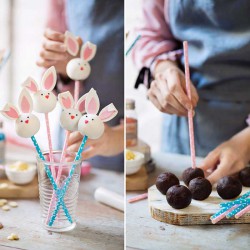 Φτιάξτε ένα λαγουδάκι με ζάχαρη- Διακοσμητικά Ζάχαρης-10Τεμ.