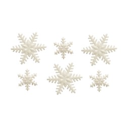 Κρύσταλλοι πάγου σε ζάχαρη - Διακοσμητικά Ζάχαρης-9Τεμ. 