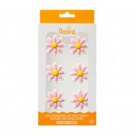 Μαργαρίτες  ζάχαρης Ροζ - 6 Τεμ. 