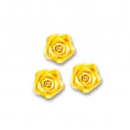 Τριαντάφυλλα Ζάχαρης μεσαία 3,5εκ. - Κίτρινα 3Τεμ. 