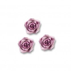 Τριαντάφυλλα Ζάχαρης μεσαία 3,5εκ. - Μωβ 3Τεμ. 