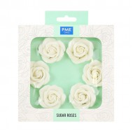 Λευκά Τριαντάφυλλα Ζάχαρης 4,5εκ. - 6Τεμ. 