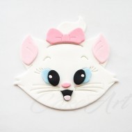 Γατούλα - Πλακέτα ζαχαρόπαστας 11x14cm 