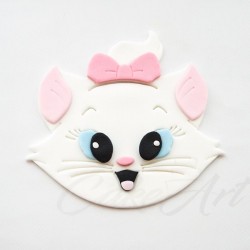 Γατούλα - Πλακέτα ζαχαρόπαστας 11x14cm 