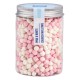 Τραγανές μίνι marshmallows με Ροζ - Λευκή επικάλυψη 86γρ.