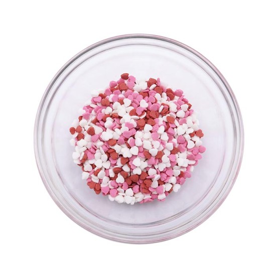 Valentines Sprinkles - Micro Confetti Hearts (60g)