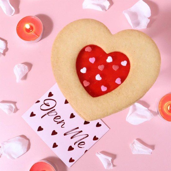 Valentines Sprinkles - Micro Confetti Hearts (60g)