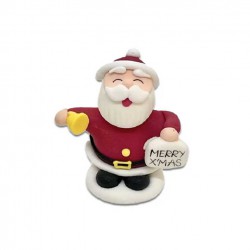 Άγιος Βασίλης Σχέδιο-3 Merry X/mas Βρώσιμα Ζαχαρωτά - 5εκ.