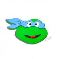 Χελωνάκι  -Πλακέτα-ζαχαρόπαστας-12x12cm 