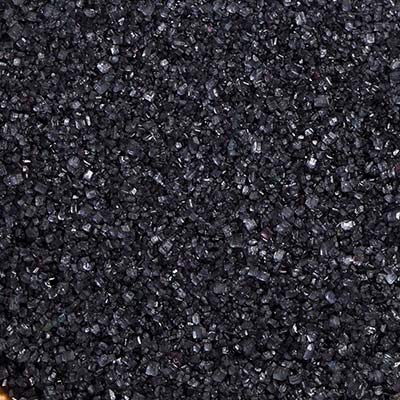 Glitter Ζάχαρης 100gr - Μαύρο - (Black Sugar Glitter)