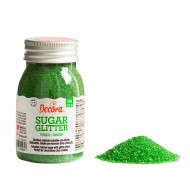 Glitter Ζάχαρης 100gr - Πράσινο - (Green Sugar Glitter)