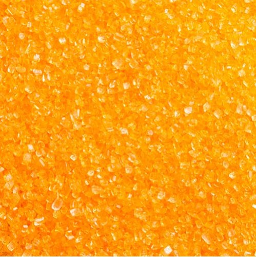 Glitter Ζάχαρης 100gr - Πορτοκαλί - (Orange Sugar Glitter)