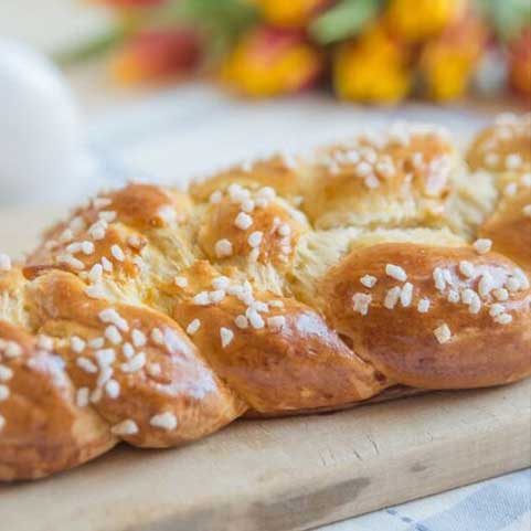 Διακοσμητική Ζάχαρη ψησίματος  Λευκή για τσουρέκια 1Kg.