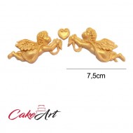 Αγγελάκια Βρώσιμα Χρυσά 7,5 εκ ( Σετ 2 τεμ.) x 5