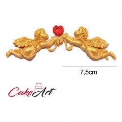 Αγγελάκια Βρώσιμα Χρυσά 7,5 εκ ( Σετ 2 τεμ.) x 5