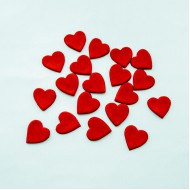 Καρδιές Κόκκινες Βρώσιμες 2εκ. 100τεμ
