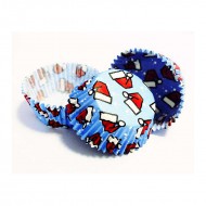 Καραμελόχαρτα για Μίνι Cupcakes Σκούφος του Άι Βασίλη - 100 Τεμ