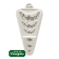 Καλούπι Σιλικόνης ντραπέ Τριανταφύλλου (Rose Medley) της Katy Sue