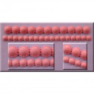 Καλούπι Σιλικόνης Μπορντούρα Πέρλας (Pearl Border 20χιλ. & 12χιλ) της Alphabet Moulds