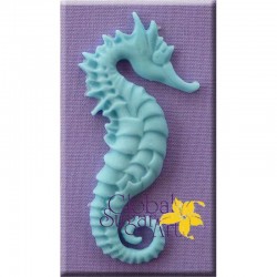 Καλούπι Ζαχαρόπαστας Ιππόκαμπος Μεγάλος σχέδιο της Global Sugar Art (Seahorse Large)