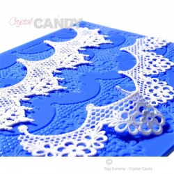 Τετραπλό Καλούπι Δαντέλας Ζάχαρης - Άριελ & Ζάρα