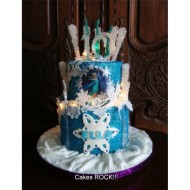 Πλατινέ Καλούπι Δαντέλας Ζάχαρης - Χιονονιφάδες