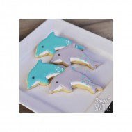 Μεταλλικό Μίνι Κουπάτ για cupcake Δελφινάκι