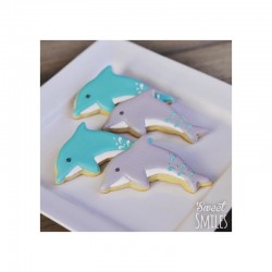 Μεταλλικό Μίνι Κουπάτ για cupcake Δελφινάκι