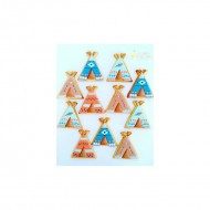 Μεταλλικό Κουπάτ Μπισκότου Ινδιάνικο Τιπι