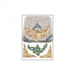 Μπαρόκ Διακοσμητικά - Καλούπι για Ζαχαρόπαστα - Σοκολάτα της FPC