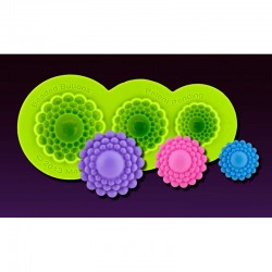 Καλούπι Καρφίτσας Χάντρες- Beaded Button Silicone Mold