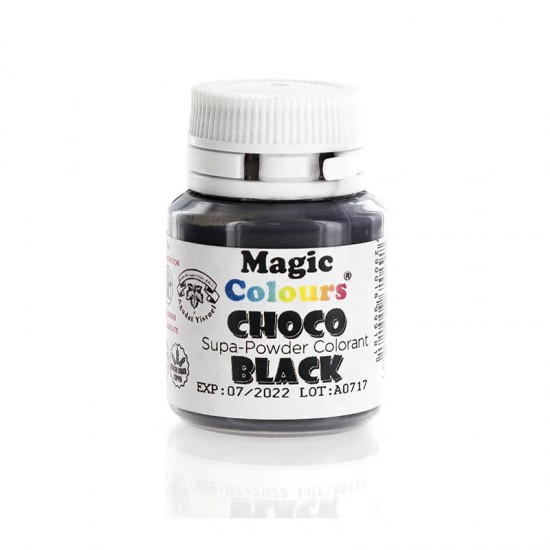 Μαύρο Λιποδιαλυτό Χρώμα σε σκόνη για Σοκολάτα της Magic Colours