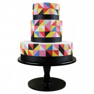 Γεωμετρικό Κουπάτ Τετράγωνο με διαγώνιο (Σετ 3)