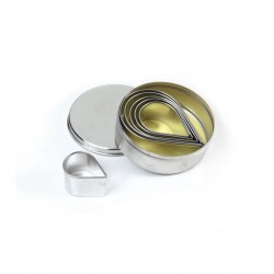 Inox Σετ 6 κουπάτ Δάκρυ