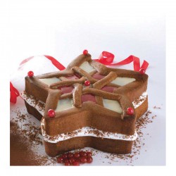 Φόρμα Σιλικόνης Διακοσμητικό Αστέρι της Pavoni για ψήσιμο κέικ