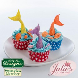 Καλούπι Σιλικόνης της Katy Sue - Ουρά γοργόνας (Mermaid Tail)