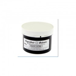 Έξτρα Μαύρο Συμπυκνωμένο Βρώσιμο Χρώμα 400γρ της Sugarflair